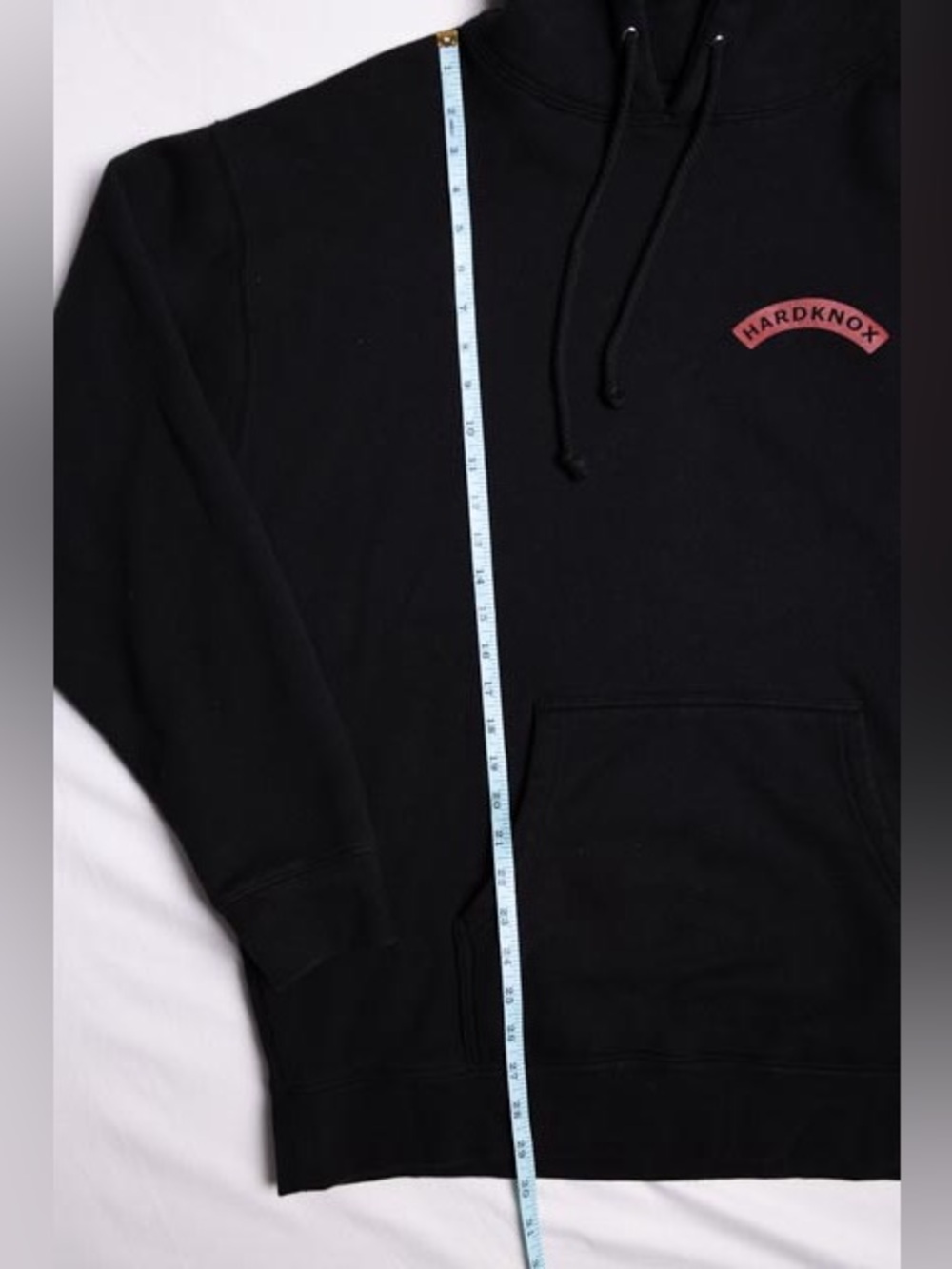 Hardknox Sunday Men XL Hoodie Black Cotton Blend Skeleton Graphic Pullover - Picture 10 of 10